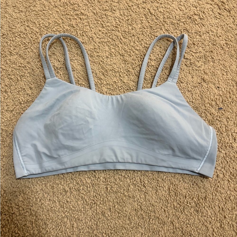 light blue like a cloud lululemon bra